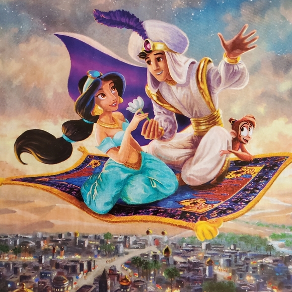 DISNEY THOMAS KINKADE Aladdin Puzzle - Picture 4 of 7